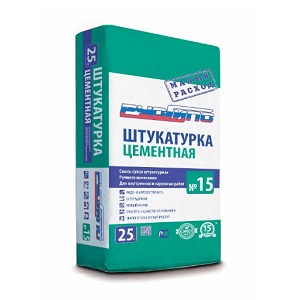 Штукатурка цементная РусГипс 15, 25 кг Штукатурка цементная РусГипс 15, 25 кг