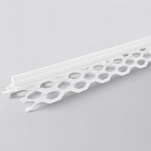 Уголок ПВХ 35х35х3000мм  перф.  для мокрой штукатурки