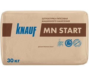 Штукатурка гипсовая Knauf МN-Start, 30 кг Штукатурка гипсовая Knauf МN-Start, 30 кг
