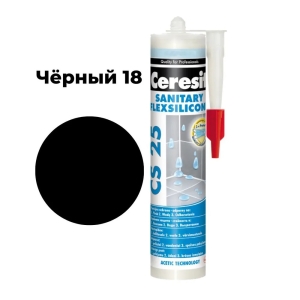 Затирка Церезит CS 25 черный, 280 мл