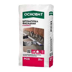 Штукатурка фасадная Основит Стартвэлл PC22 H, 25 кг Штукатурка фасадная Основит Стартвэлл PC22 H, 25 кг
