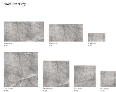 Керамогранит SILVER RIVER GREY POL   600*600*8,5 мм