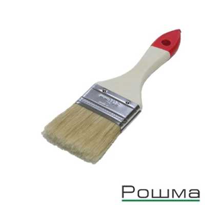 Кисть плоская РОШМА СТАНДАРТ 2,0 / 50мм, натуральный ворс Кисть плоская РОШМА СТАНДАРТ 2,0 / 50мм, натуральный ворс