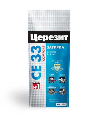 Затирка Церезит CE 33 карамель, 2 кг Затирка Церезит CE 33 карамель, 2 кг