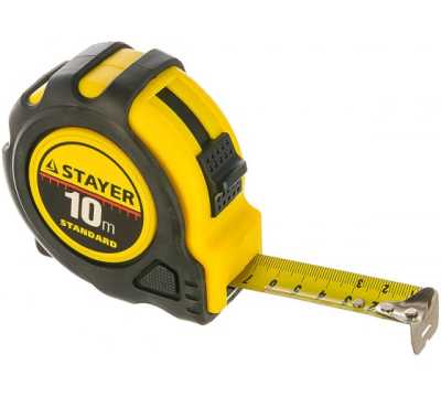 STAYER Standard 10м х 25мм, Рулетка (34014-10-25)