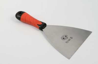 Шпатель из закалённой нержавеющей стали 150мм, рукоятка двухкомпонентная (10) OLEJNIK (124015-2KP)